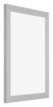 Mura MDF Bilderrahmen 75x100cm Silber Matt Vorne Schrag | Yourdecoration.at