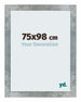 Mura MDF Bilderrahmen 75x98cm Eisen Gewischt Vorne Messe | Yourdecoration.at