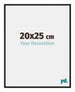 New York Aluminium Bilderrahmen 20x25cm Schwarz Matt Vorne Messe | Yourdecoration.at