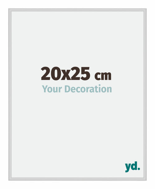 New York Aluminium Bilderrahmen 20x25cm Silber Matt Vorne Messe | Yourdecoration.at