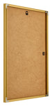 New York Aluminium Bilderrahmen 20x28cm Gold Glanz Rucksteite Schrag | Yourdecoration.at