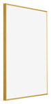 New York Aluminium Bilderrahmen 20x28cm Gold Glanz Vorne Schrag | Yourdecoration.at