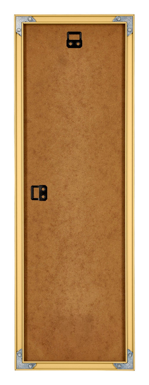 New York Aluminium Bilderrahmen 20x60cm Gold Glanz Rucksteite | Yourdecoration.at