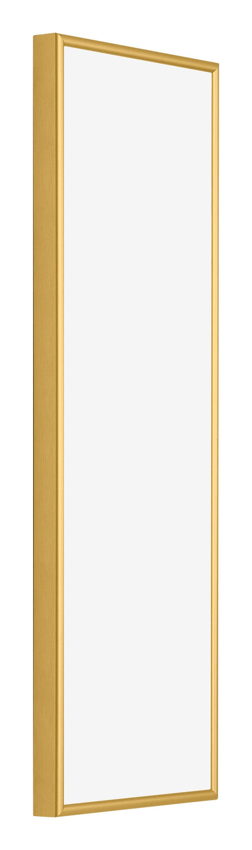 New York Aluminium Bilderrahmen 20x60cm Gold Glanz Vorne Schrag | Yourdecoration.at
