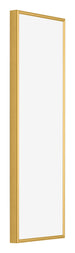 New York Aluminium Bilderrahmen 20x60cm Gold Glanz Vorne Schrag | Yourdecoration.at