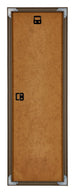 New York Aluminium Bilderrahmen 20x60cm Nussbaum Struktur Rucksteite | Yourdecoration.at