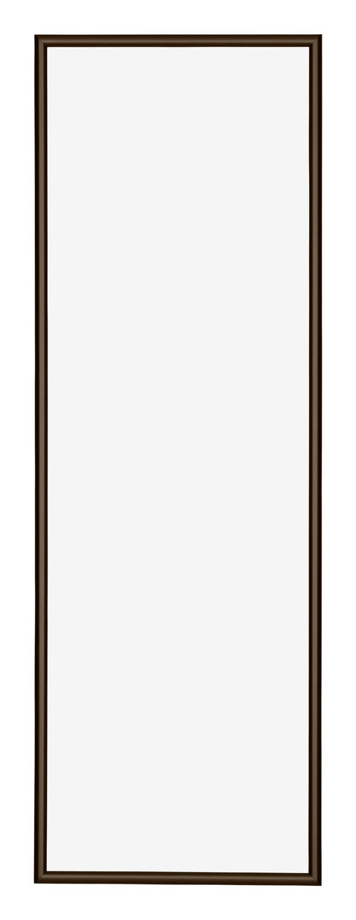 New York Aluminium Bilderrahmen 20x60cm Nussbaum Struktur Vorne | Yourdecoration.at
