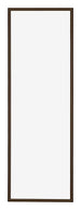New York Aluminium Bilderrahmen 20x60cm Nussbaum Struktur Vorne | Yourdecoration.at