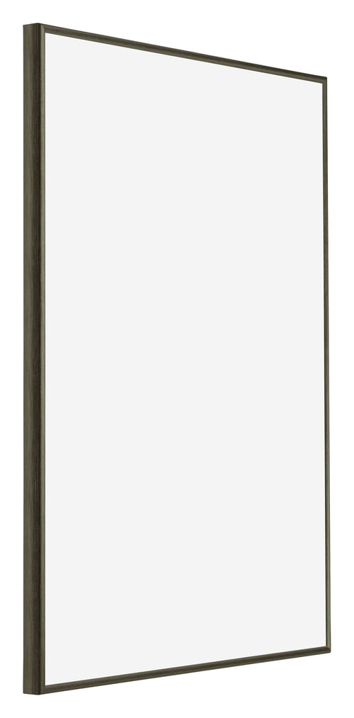 New York Aluminium Bilderrahmen 21x29 7cm A4 Mercury Struktur Vorne Schrag | Yourdecoration.at