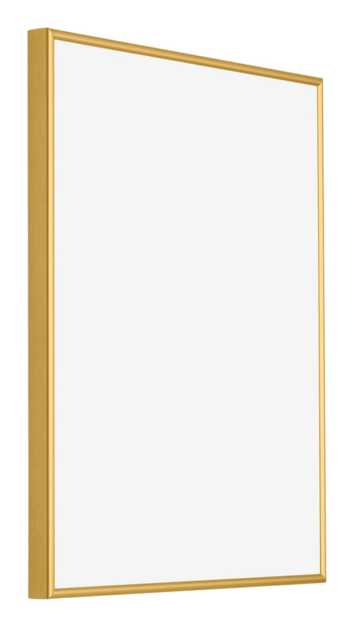 New York Aluminium Bilderrahmen 24x30cm Gold Glanz Vorne Schrag | Yourdecoration.at