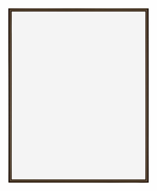 New York Aluminium Bilderrahmen 24x30cm Nussbaum Struktur Vorne | Yourdecoration.at