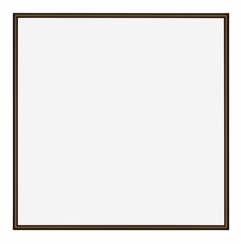 New York Aluminium Bilderrahmen 25x25cm Nussbaum Struktur Vorne | Yourdecoration.at