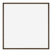 New York Aluminium Bilderrahmen 25x25cm Nussbaum Struktur Vorne | Yourdecoration.at