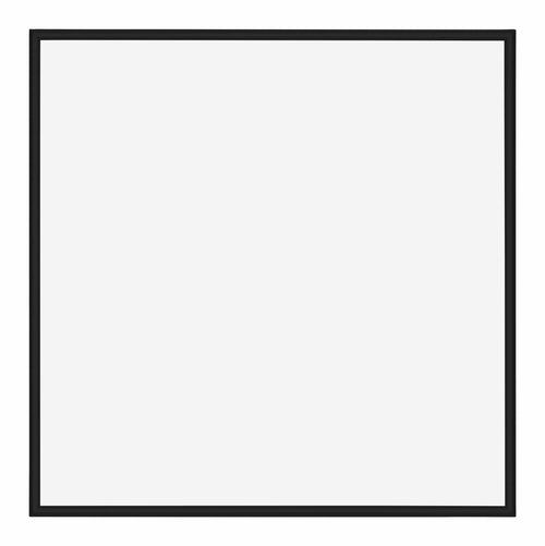 New York Aluminium Bilderrahmen 25x25cm Schwarz Matt Vorne | Yourdecoration.at