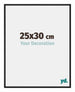 New York Aluminium Bilderrahmen 25x30cm Schwarz Matt Vorne Messe | Yourdecoration.at