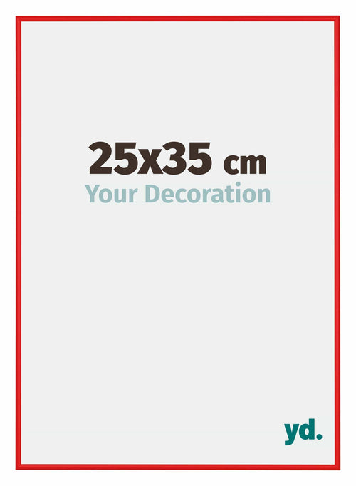 New York Aluminium Bilderrahmen 25x35cm Rot Ferrari Vorne Messe | Yourdecoration.at