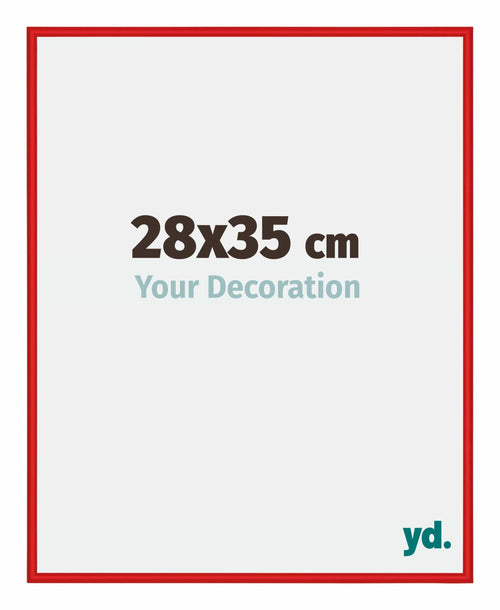 New York Aluminium Bilderrahmen 28x35cm Rot Ferrari Vorne Messe | Yourdecoration.at