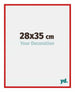 New York Aluminium Bilderrahmen 28x35cm Rot Ferrari Vorne Messe | Yourdecoration.at