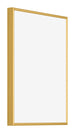 New York Aluminium Bilderrahmen 30x40cm Gold Glanz Vorne Schrag | Yourdecoration.at