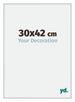 New York Aluminium Bilderrahmen 30x42cm Silber Matt Vorne Messe | Yourdecoration.at