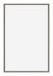 New York Aluminium Bilderrahmen 30x45cm Mercury Struktur Vorne | Yourdecoration.at