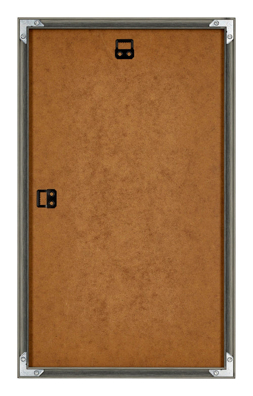New York Aluminium Bilderrahmen 30x50cm Mercury Struktur Rucksteite | Yourdecoration.at