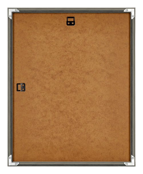 New York Aluminium Bilderrahmen 35x45cm Mercury Struktur Rucksteite | Yourdecoration.at