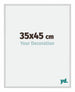 New York Aluminium Bilderrahmen 35x45cm Silber Matt Vorne Messe | Yourdecoration.at