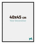 New York Aluminium Bilderrahmen 40x45cm Schwarz Matt Vorne Messe | Yourdecoration.at