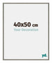 New York Aluminium Bilderrahmen 40x50cm Mercury Struktur Vorne Messe | Yourdecoration.at