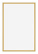 New York Aluminium Bilderrahmen 40x60cm Gold Glanz Vorne | Yourdecoration.at