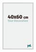 New York Aluminium Bilderrahmen 40x60cm Silber Matt Vorne Messe | Yourdecoration.at
