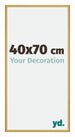 New York Aluminium Bilderrahmen 40x70cm Gold Glanz Vorne Messe | Yourdecoration.at