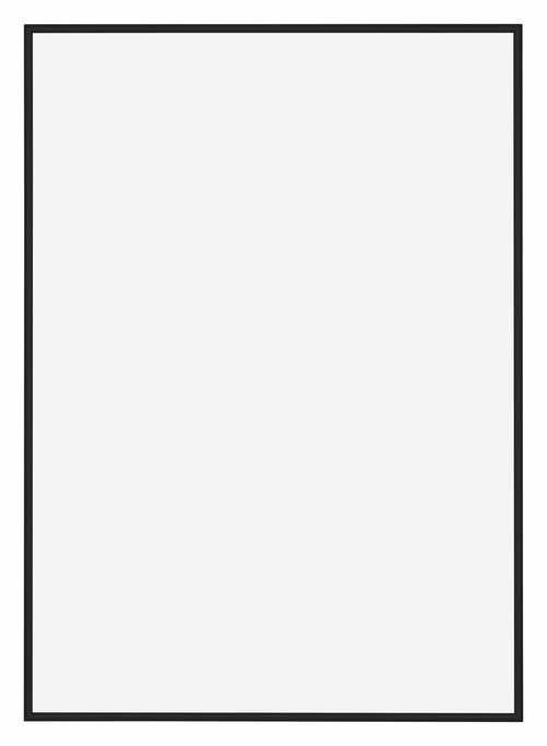 New York Aluminium Bilderrahmen 42x59 4cm A2 Schwarz Matt Vorne | Yourdecoration.at