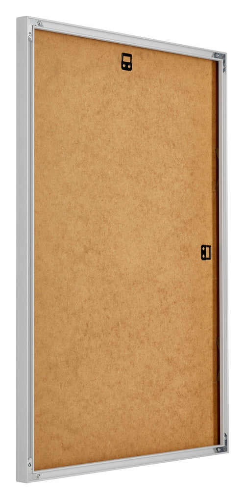 New York Aluminium Bilderrahmen 42x59 4cm A2 Silber Matt Rucksteite Schrag | Yourdecoration.at