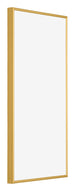 New York Aluminium Bilderrahmen 45x80cm Gold Glanz Vorne Schrag | Yourdecoration.at