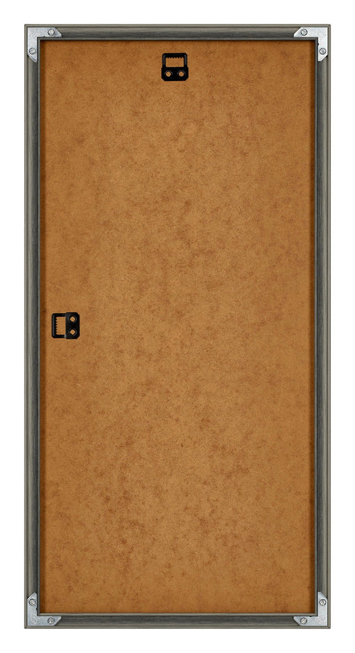 New York Aluminium Bilderrahmen 45x80cm Mercury Struktur Rucksteite | Yourdecoration.at