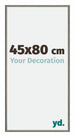New York Aluminium Bilderrahmen 45x80cm Mercury Struktur Vorne Messe | Yourdecoration.at