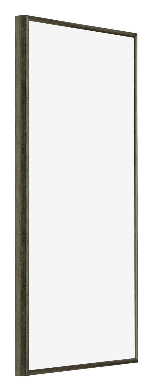 New York Aluminium Bilderrahmen 45x80cm Mercury Struktur Vorne Schrag | Yourdecoration.at