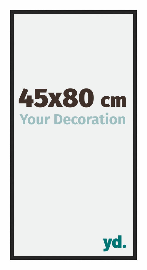 New York Aluminium Bilderrahmen 45x80cm Schwarz Matt Vorne Messe | Yourdecoration.at