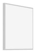 New York Aluminium Bilderrahmen 50x50cm Silber Matt Vorne Schrag | Yourdecoration.at