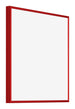 New York Aluminium Bilderrahmen 55x55cm Rot Ferrari Vorne Schrag | Yourdecoration.at