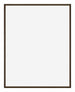 New York Aluminium Bilderrahmen 56x71cm Nussbaum Struktur Vorne | Yourdecoration.at