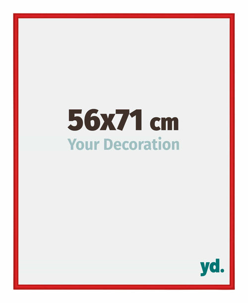 New York Aluminium Bilderrahmen 56x71cm Rot Ferrari Vorne Messe | Yourdecoration.at