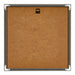 New York Aluminium Bilderrahmen 60x60cm Mercury Struktur Rucksteite | Yourdecoration.at