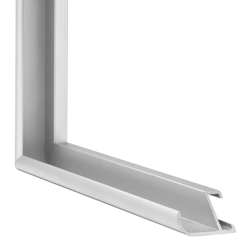 New York Aluminium Bilderrahmen 60x70cm Silber Matt Detail Querschnitt | Yourdecoration.at