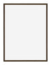 New York Aluminium Bilderrahmen 60x80cm Nussbaum Struktur Vorne | Yourdecoration.at