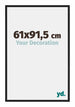 New York Aluminium Bilderrahmen 61x91 5cm Schwarz Matt Vorne Messe | Yourdecoration.at
