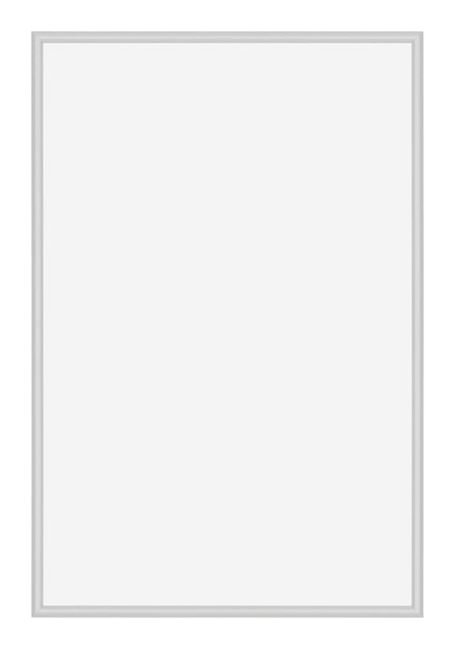 New York Aluminium Bilderrahmen 62x93cm Silber Matt Vorne | Yourdecoration.at