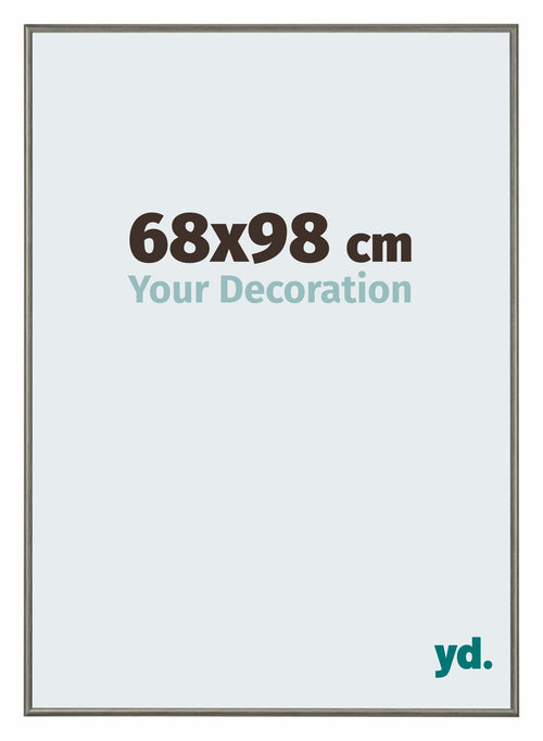 New York Aluminium Bilderrahmen 68x98cm Merkury Struktur Vorne Messe | Yourdecoration.at